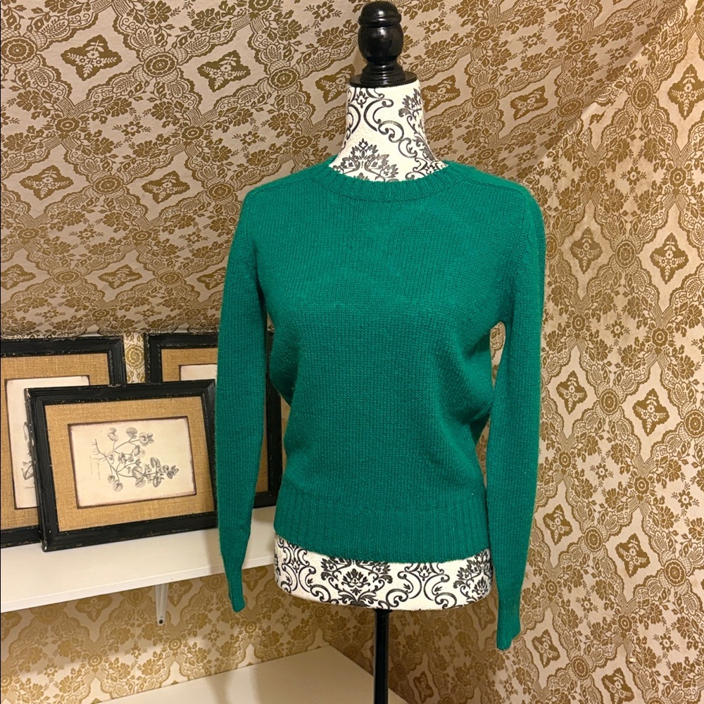 Vintage Green Wool Sweater